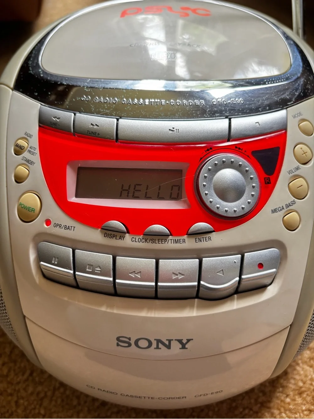 Sony cfd e90